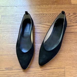 J. Crew Black Suede Flats